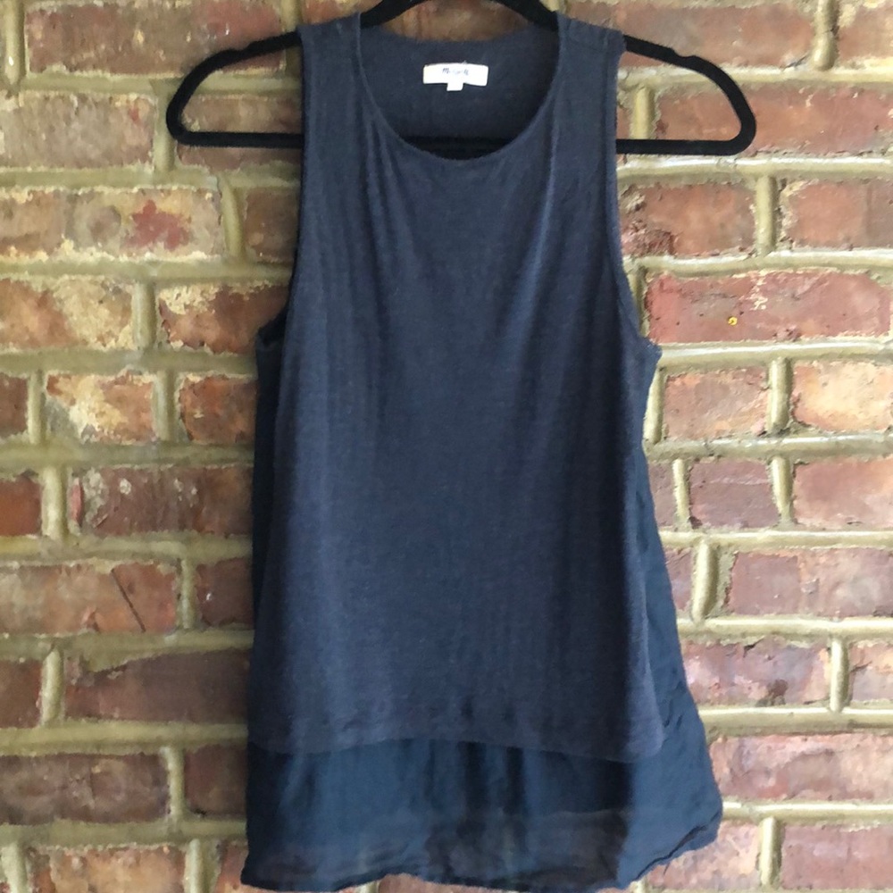 Madewell navy tank